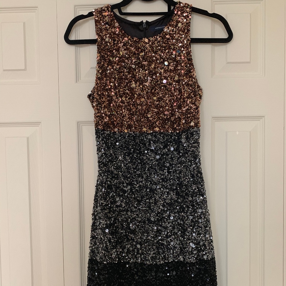 French Connection Sequin Cocktail Dress